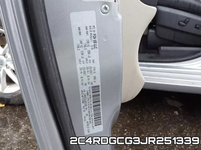 2C4RDGCG3JR251339 фото 2