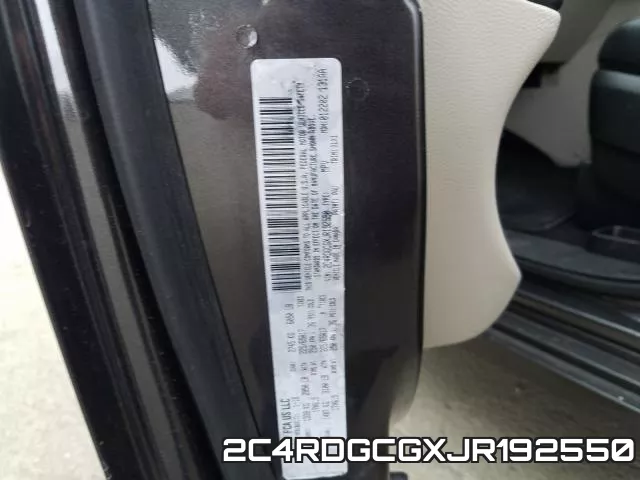 2C4RDGCGXJR192550 фото 2