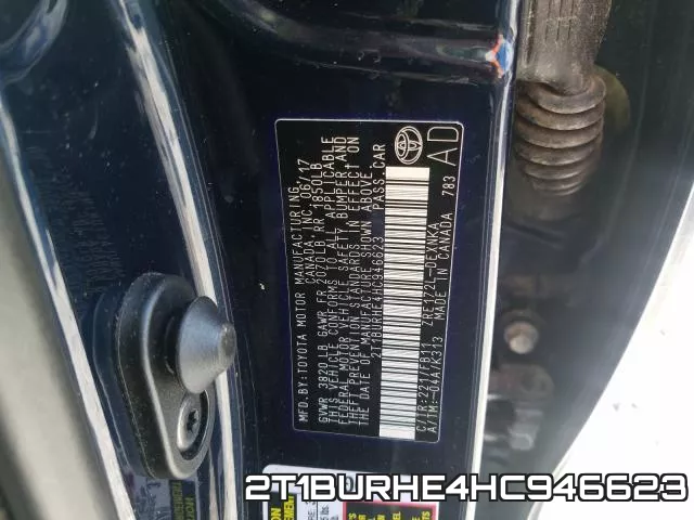 2T1BURHE4HC946623 фото 2