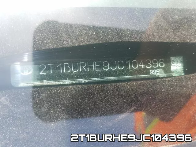 2T1BURHE9JC104396 фото 2