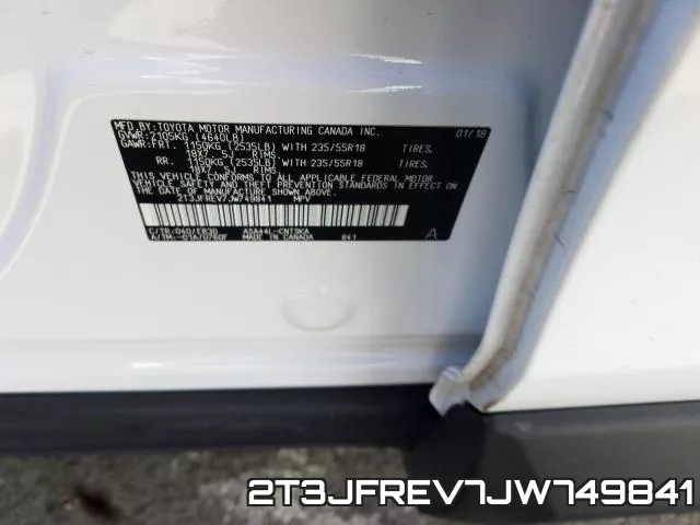 2T3JFREV7JW749841 фото 2