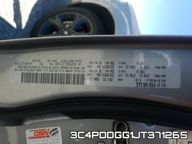 3C4PDDGG1JT371265 фото 2