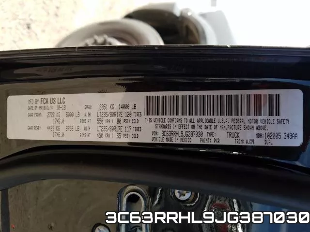 3C63RRHL9JG387030 фото 2