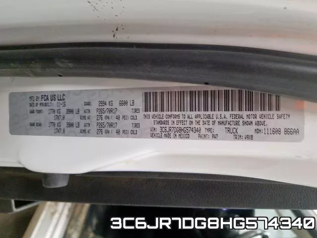 3C6JR7DG8HG574340 фото 2