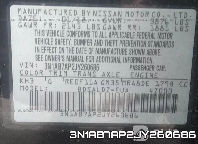 3N1AB7AP2JY260686 фото 10