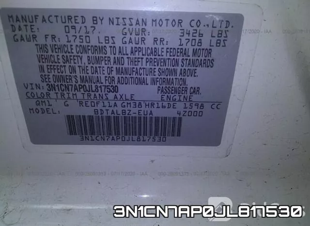 3N1CN7AP0JL817530 фото 10