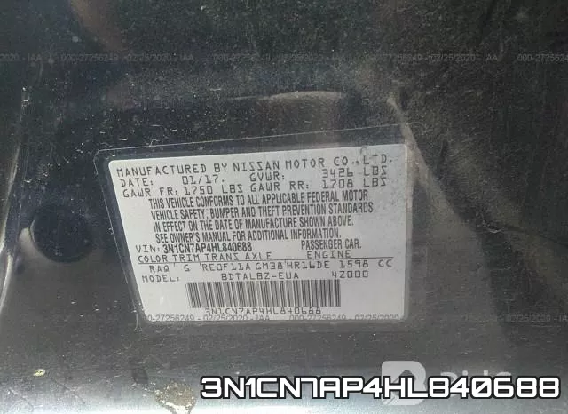 3N1CN7AP4HL840688 фото 10