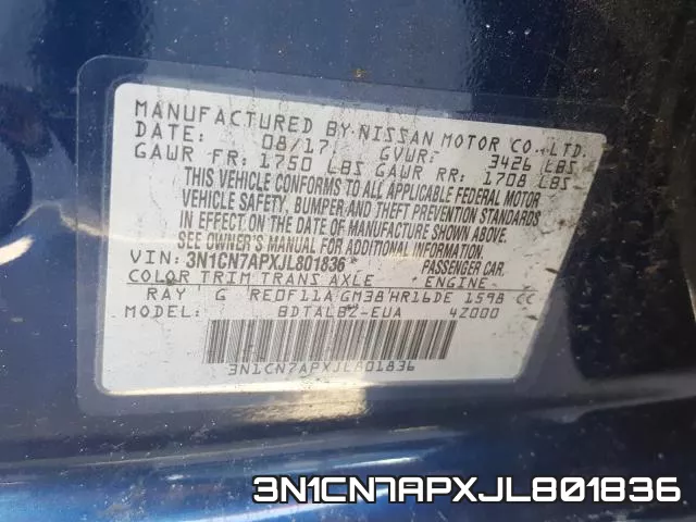 3N1CN7APXJL801836 фото 2