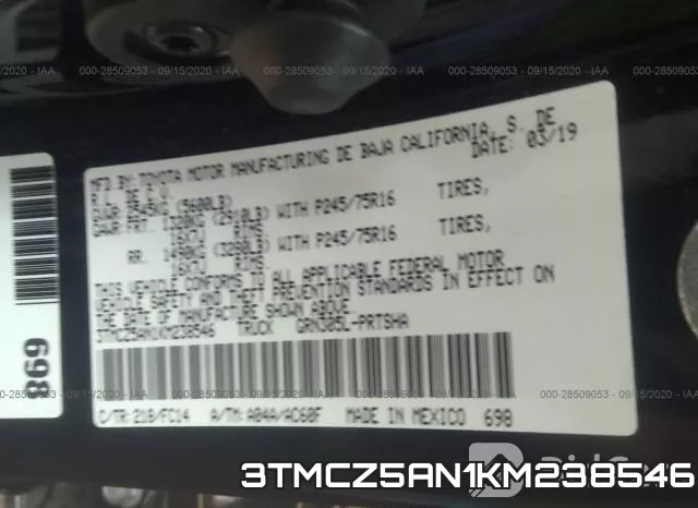 3TMCZ5AN1KM238546 фото 10