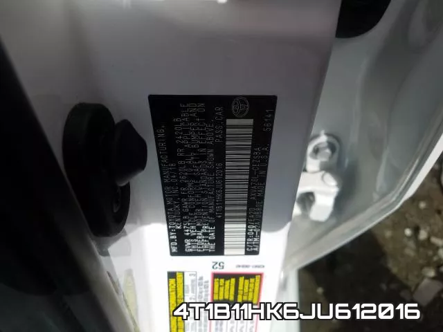 4T1B11HK6JU612016 фото 2