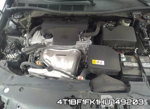 4T1BF1FK1HU749203 фото 2