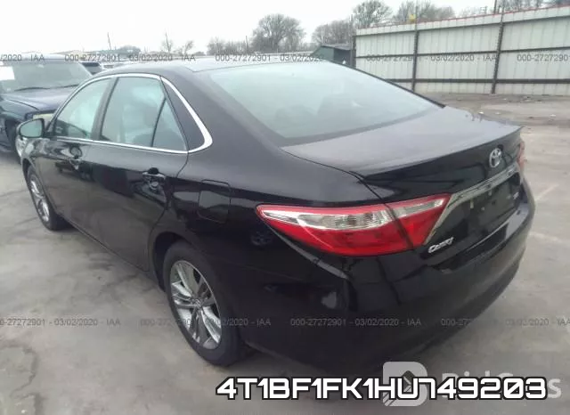 4T1BF1FK1HU749203 фото 4