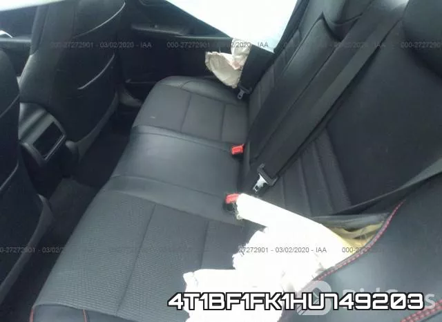 4T1BF1FK1HU749203 фото 9