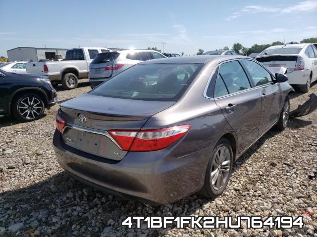 4T1BF1FK2HU764194 фото 5