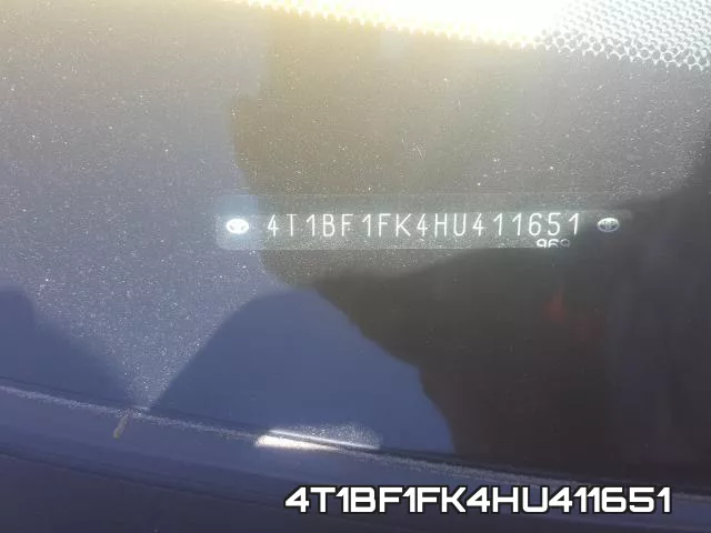 4T1BF1FK4HU411651 фото 2