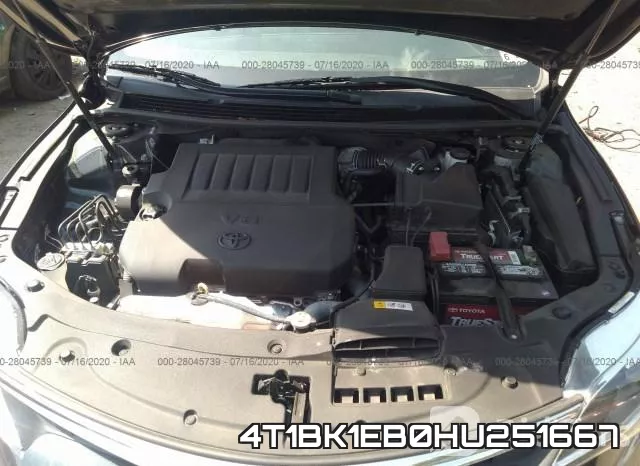 4T1BK1EB0HU251667 фото 2