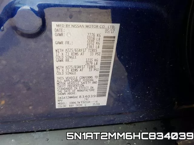 5N1AT2MM6HC834039 фото 2