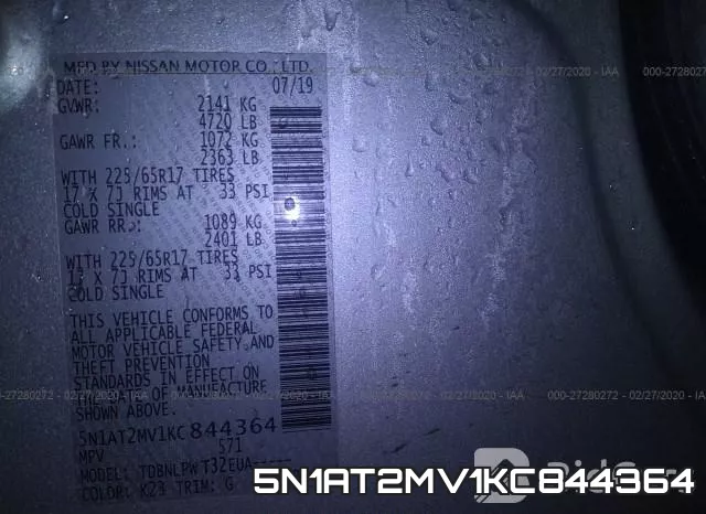 5N1AT2MV1KC844364 фото 10