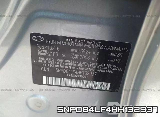 5NPD84LF4HH132937 фото 10