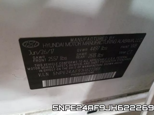 5NPE24AF9JH622269 фото 2