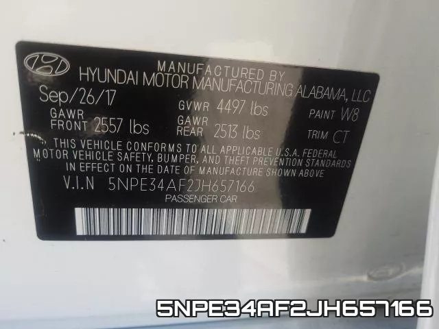 5NPE34AF2JH657166 фото 2