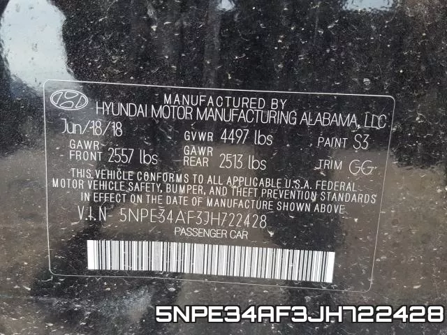 5NPE34AF3JH722428 фото 2