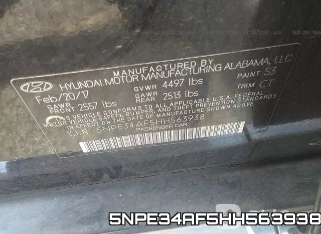 5NPE34AF5HH563938 фото 10
