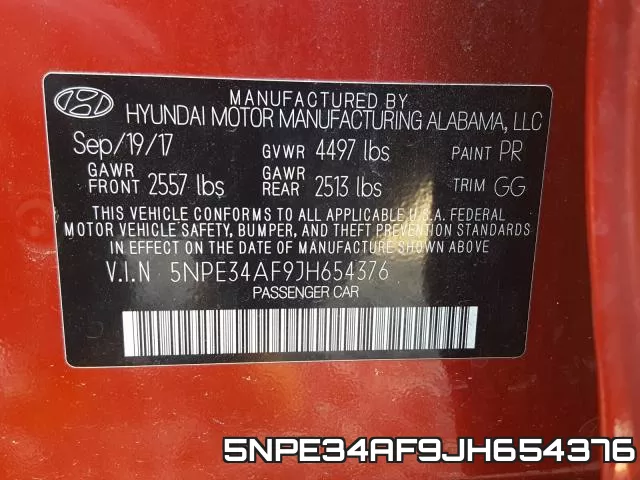 5NPE34AF9JH654376 фото 2