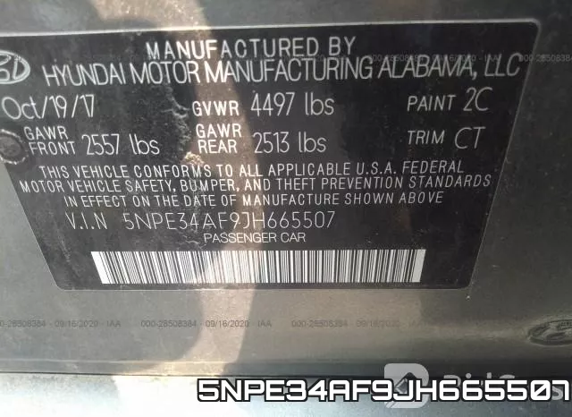 5NPE34AF9JH665507 фото 10