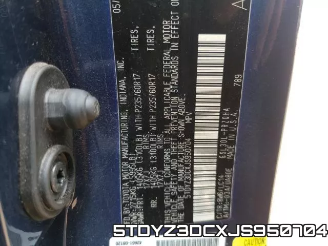 5TDYZ3DCXJS950704 фото 2