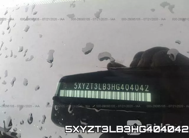 5XYZT3LB3HG404042 фото 10