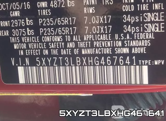 5XYZT3LBXHG467641 фото 10