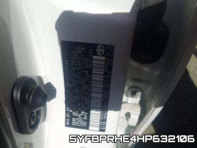 5YFBPRHE4HP632106 фото 2