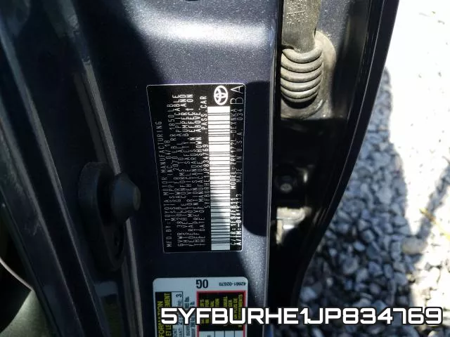 5YFBURHE1JP834769 фото 2