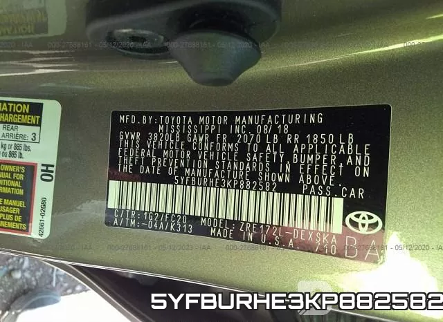 5YFBURHE3KP882582 фото 10