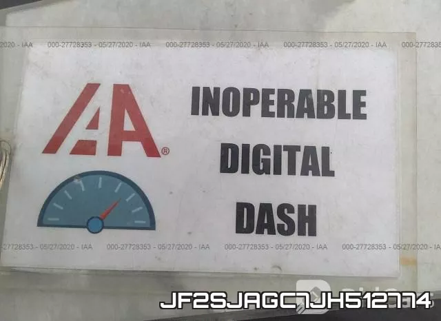JF2SJAGC7JH512774 фото 8