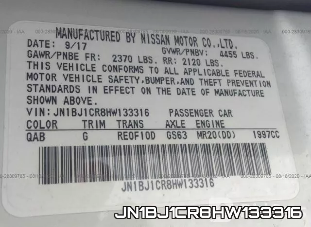 JN1BJ1CR8HW133316 фото 10