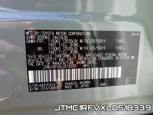 JTMC1RFVXLD518339 фото 2