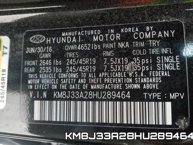 KM8J33A28HU289464 фото 2