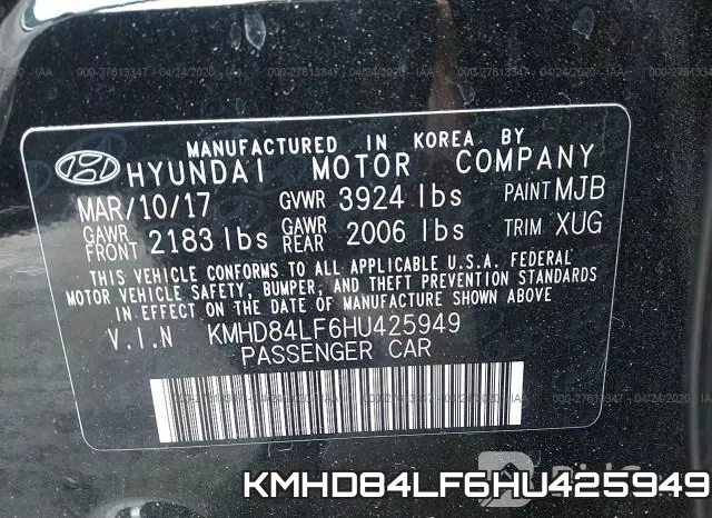 KMHD84LF6HU425949 фото 10