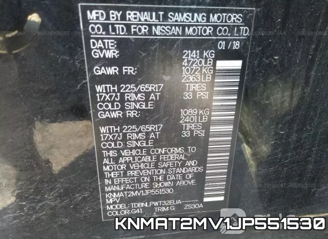 KNMAT2MV1JP551530 фото 10