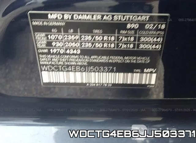 WDCTG4EB6JJ503371 фото 10