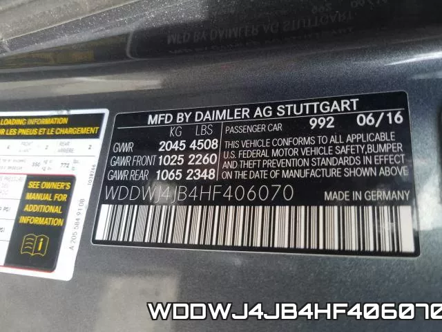 WDDWJ4JB4HF406070 фото 2