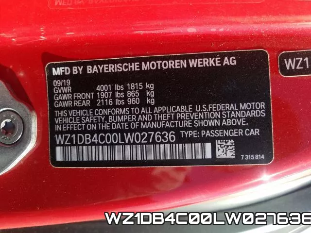 WZ1DB4C00LW027636 фото 2