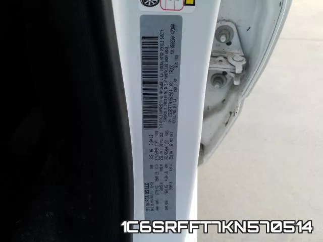 1C6SRFFT7KN570514 фото 2