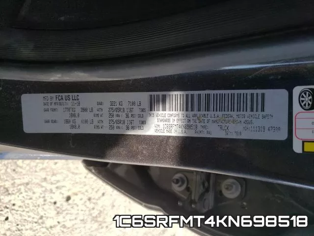 1C6SRFMT4KN698518 фото 2