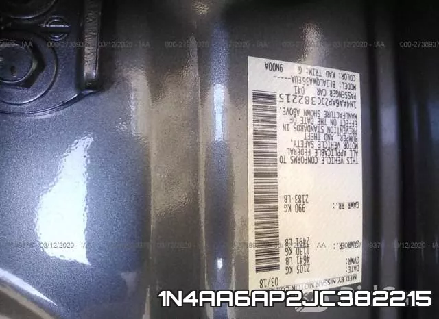 1N4AA6AP2JC382215 фото 10