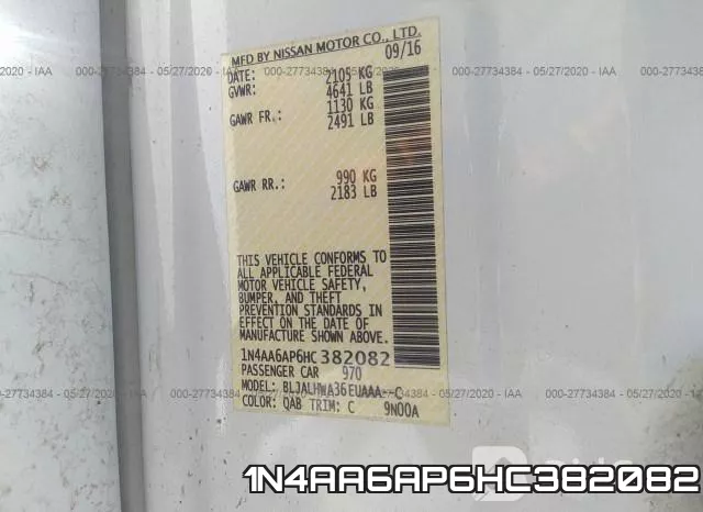 1N4AA6AP6HC382082 фото 10