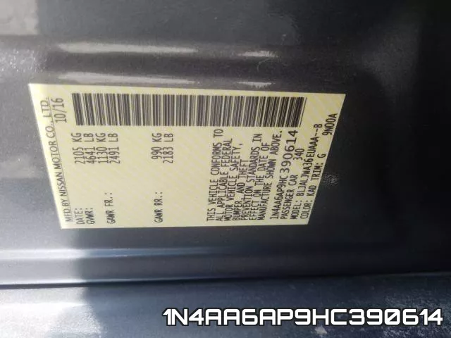 1N4AA6AP9HC390614 фото 2