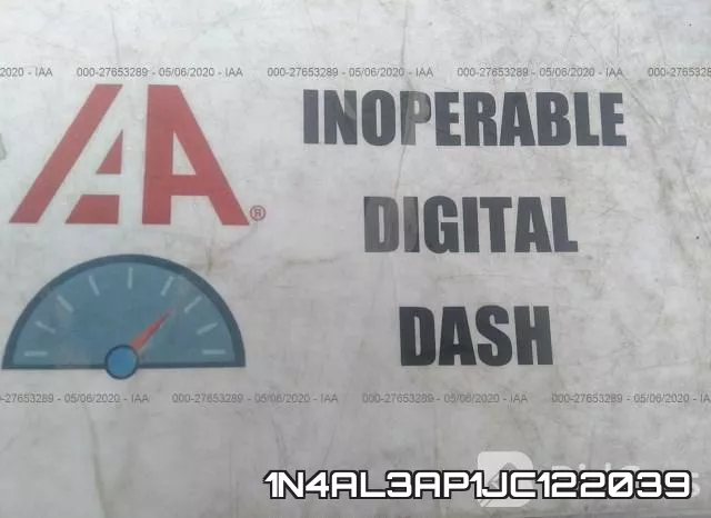 1N4AL3AP1JC122039 фото 8